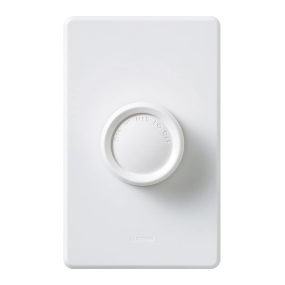 Lutron Electronics FS-5F Easy-To-Follow Instructions