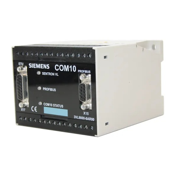 Siemens 3VL9000-8AR00 Manuals