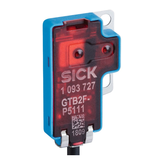 SICK GTB2F-X 41 Series Operating	 Instruction