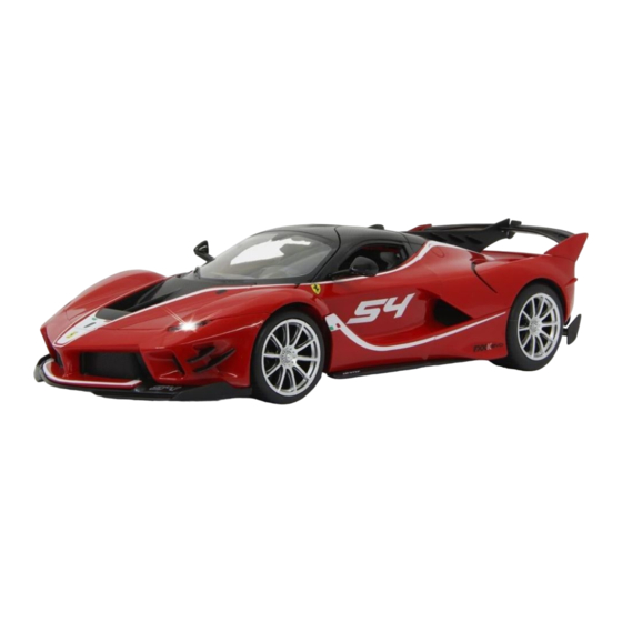Jamara Ferrari FXX K Evo 2,4GHz Instructions Manual