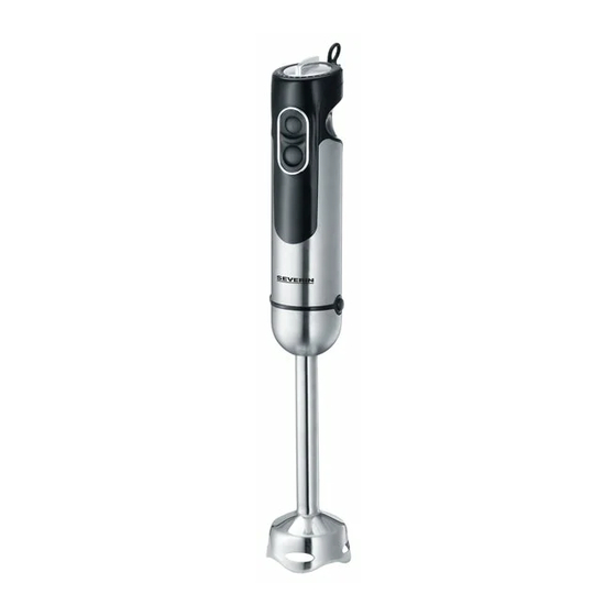 SEVERIN SM 3794 Instructions For Use Manual
