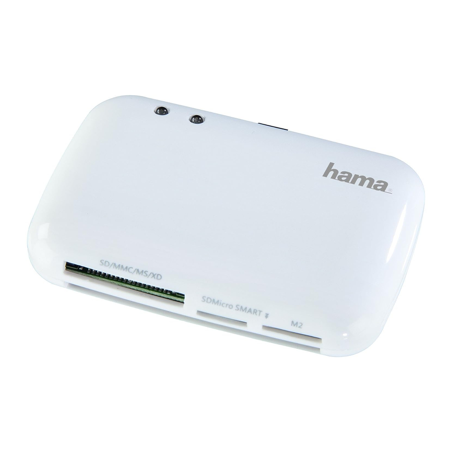 Hama Multi - Chipcard Reader Operating Manual