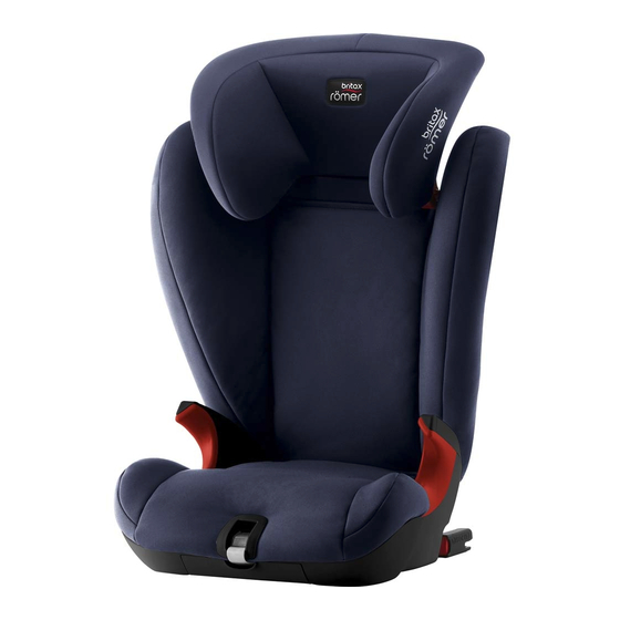 Britax KIDFIX - MANUAL 2 User Instructions