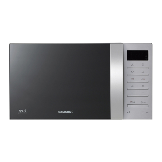 Samsung GE86V Owner's Instructions & Cooking Manual