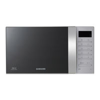 Samsung GE86V Owner's Instructions & Cooking Manual