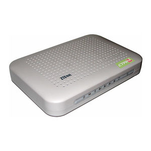 ZTE ZXV10 W300 NETWORK ROUTER USER MANUAL | ManualsLib