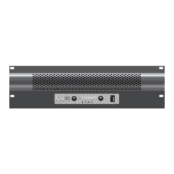Crown XLS 202 Specifications