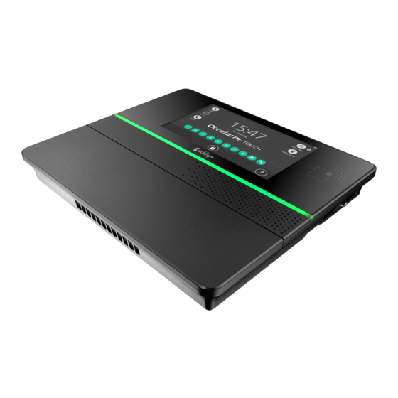 Adesys Octalarm-Touch Pro Quick Start Manual