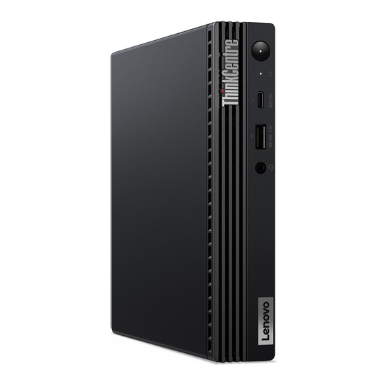 Lenovo ThinkCentre M70q Setup Manual