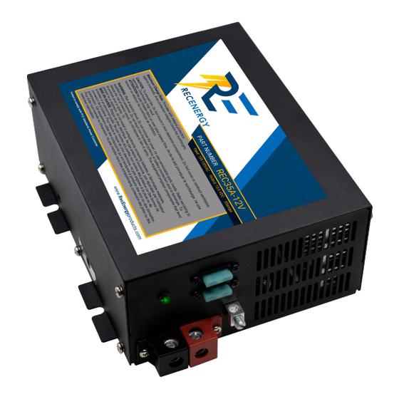 RecEnergy REC12 Installation & Maintenance Instructions