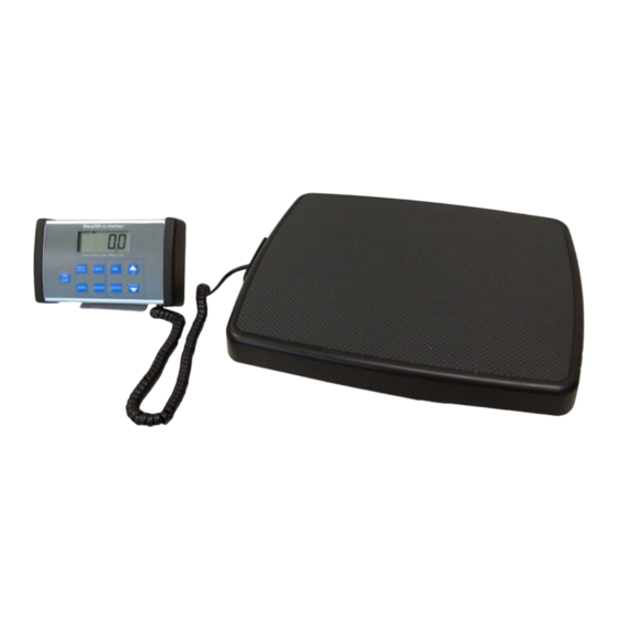 Pelstar Health o meter Professional 498KL User Instructions