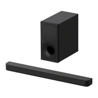 Sony HT-S400 Operating Instructions Manual