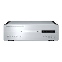 Yamaha CDS1000 - SACD Player Owner's Manual