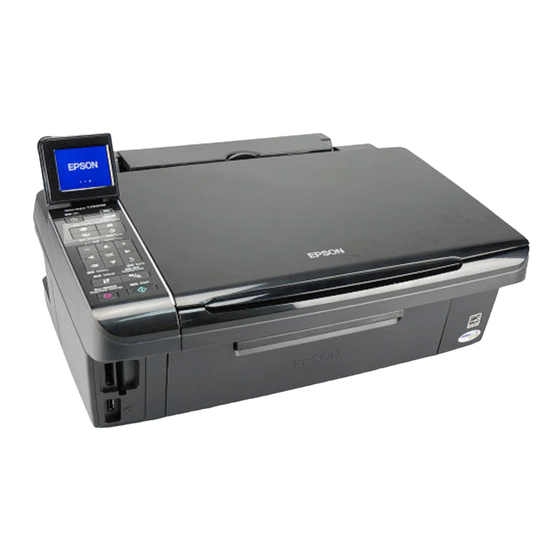 Epson Stylus SX510W Series Basic Configuration Manual