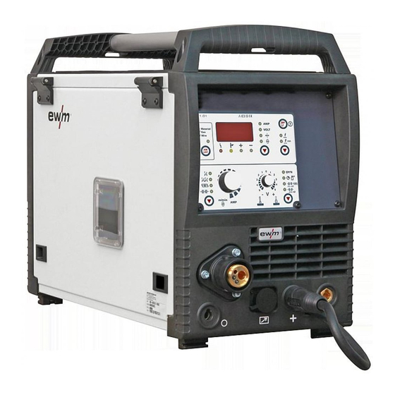 EWM Picomig 305 D3 puls TKG Operating Instructions Manual