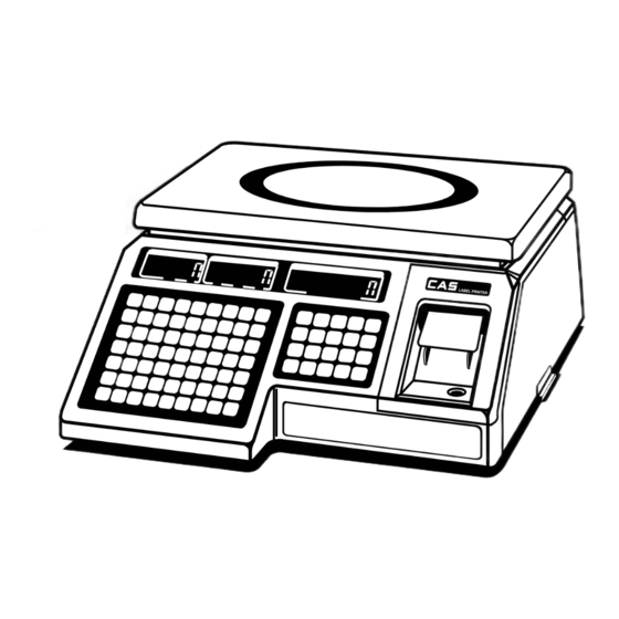 CAS Scale LP-1000N Quick Reference
