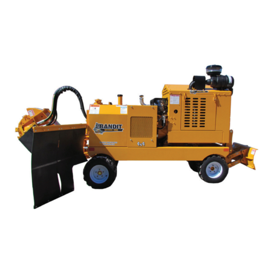 Bandit 2900T Operating & Parts Manual