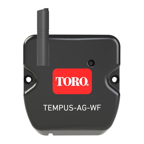 Toro WiFi-LoRa TEMPUS-AG-WF Manuals