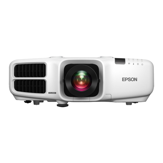 Epson EB-G6770WU Quick Reference