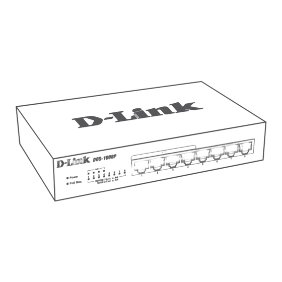 D-Link DGS-1008P/E1A Quick Installation Manual