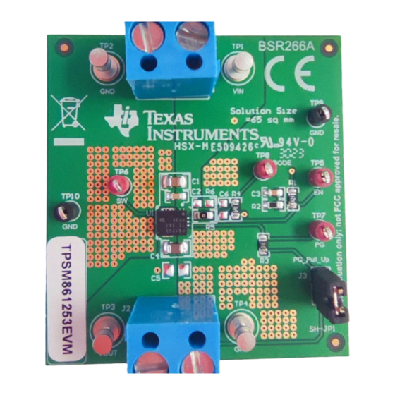 Texas Instruments TPSM86125 EVM Series User Manual