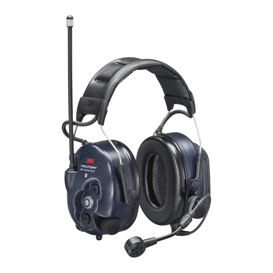 3M PELTOR WS LiteCom Plus Manual