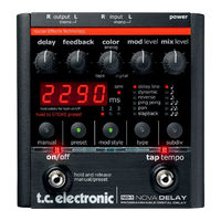 Tc Electronic ND-I NOVA DELAY User Manual