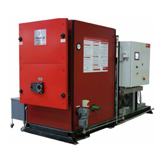 Hoval STU wood-pellet fired hot water boiler Installation, Operation And Maintenance Instructions