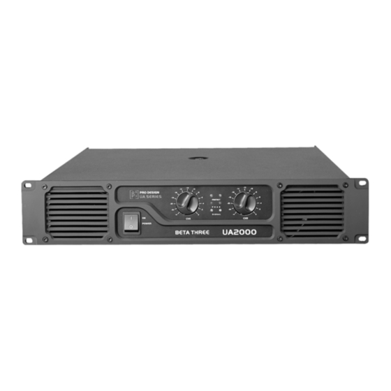 Beta Three UA1330 User Manual