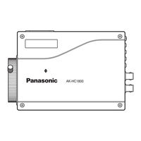 Panasonic AK-HC1800G Operating	 Instruction