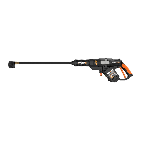 WORX HYDROSHOT WG644 PRESSURE WASHER MANUAL ManualsLib