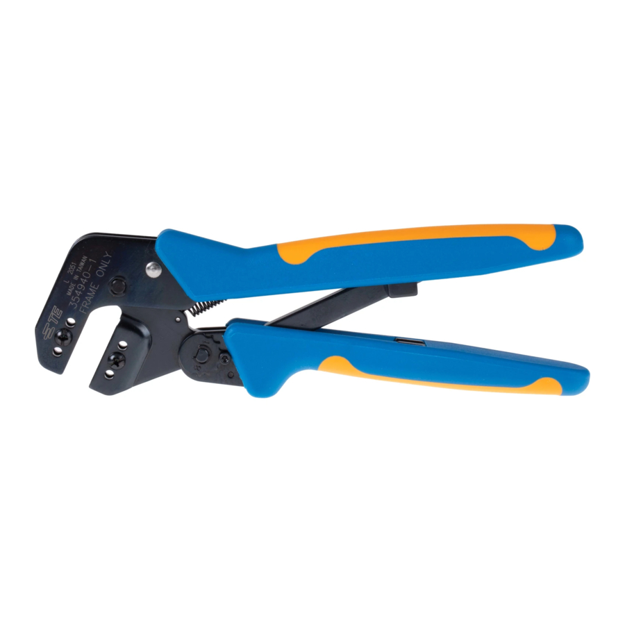 Tyco Electronics PRO-CRIMPER III Instruction Sheet