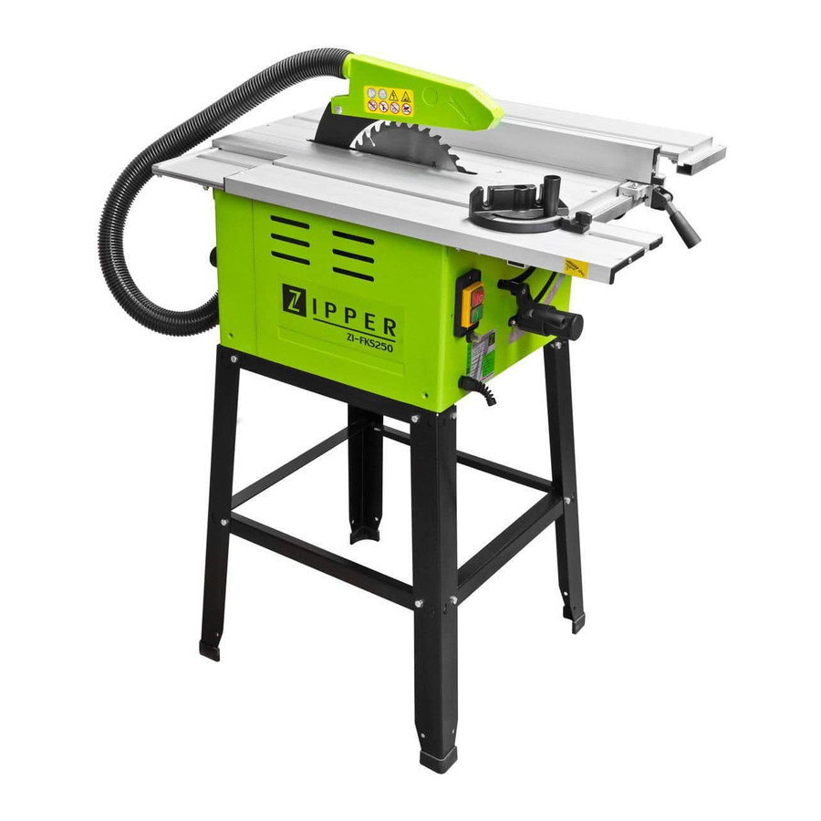 ZIPPER MASCHINEN ZI-FKS250 User Manual