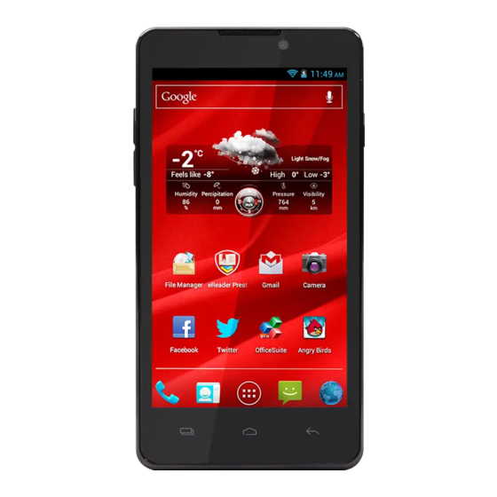 Prestigio MultiPhone PAP4505DUO Quick Start Manual