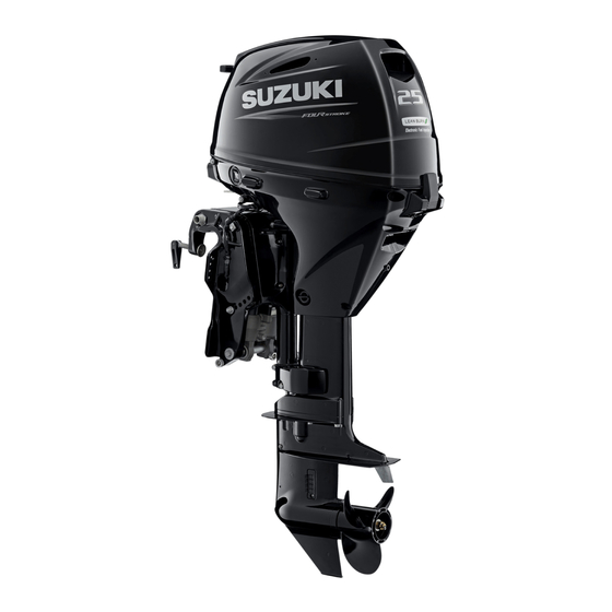 Suzuki DF25A Owner's Manual