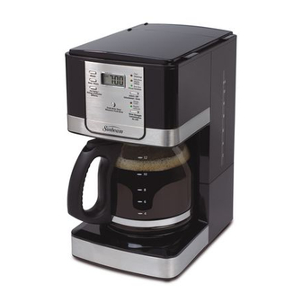 sunbeam coffee maker bvsbjwx32 033