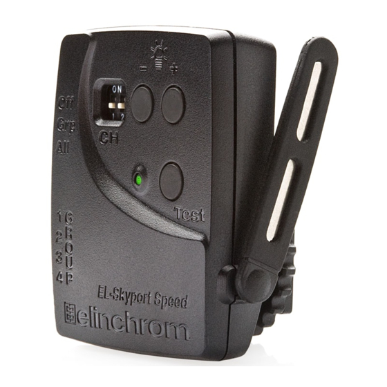 Elinchrom El-Skyport Instructions For Use Manual
