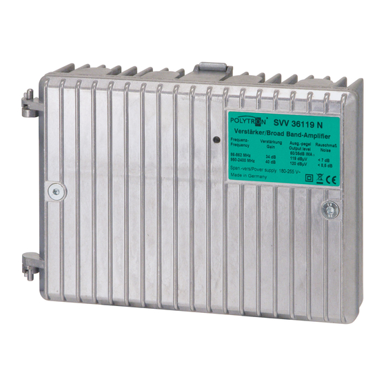 Polytron SVV 36119 F Operating Manual
