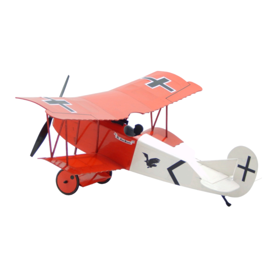 Stevens AeroModel Fokker D.VII Build Instructions