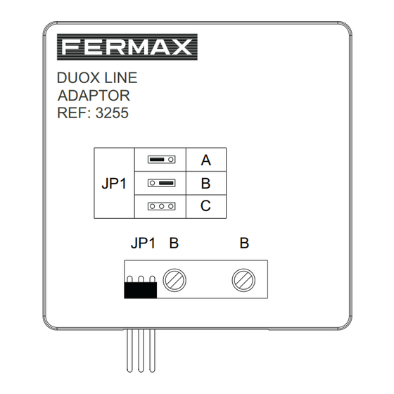 Fermax DUOX LINE ADAPTOR Manual