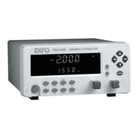 Exfo FVA-3100 User Manual