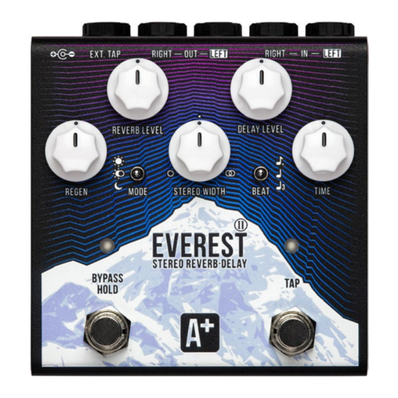 Shift Line A+ Everest II Manual
