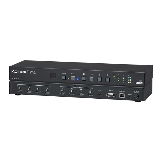 KanexPro HDMX44-18G Manual