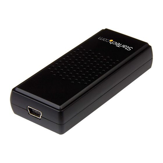 StarTech.com USB2HDCAPM Quick Start Manual