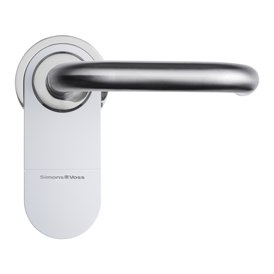 Simons Voss Technologies Digital SmartHandle AX Quick Manual
