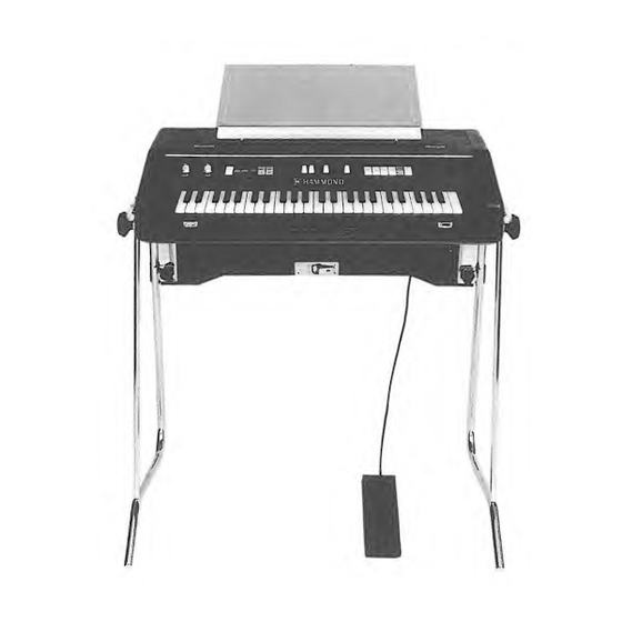 Hammond X-2 Service Manual