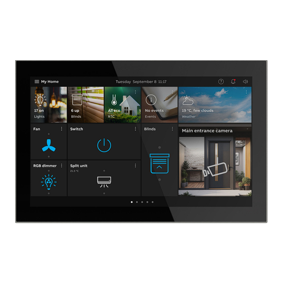 ABB -free@home OneTouch 7 M2249-2 Series Product Manual