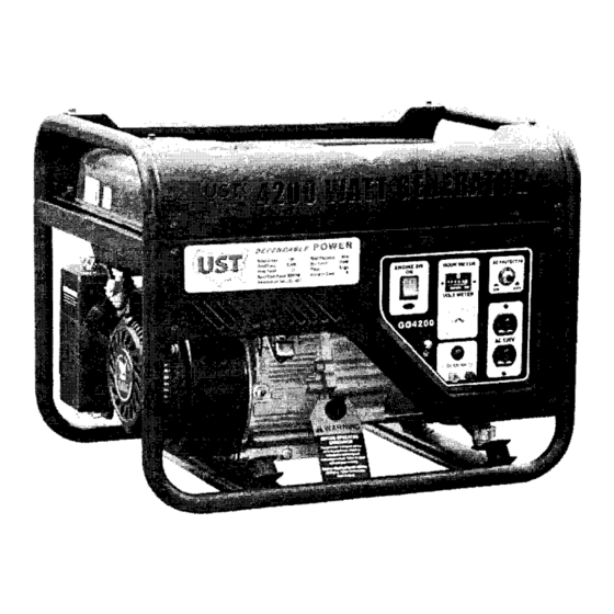 UST GG4200 series Owner's Manual