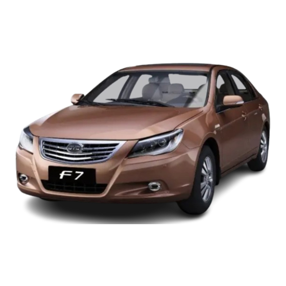 BYD F7-1 Owner's Manual