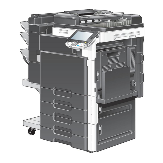 Konica Minolta bizhub C353 Shortcut Manual